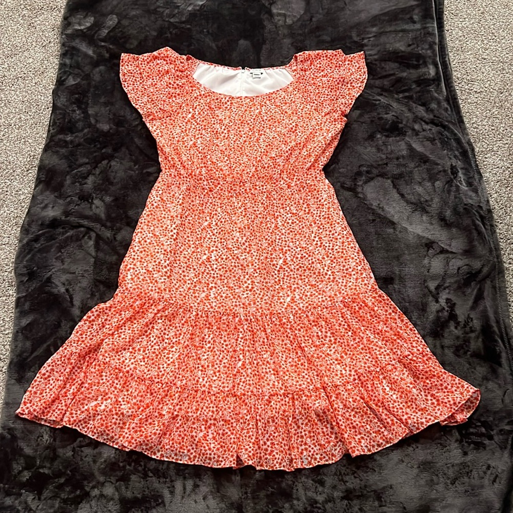 J. Crew Midi Dress With Flutter Sleeves - Picture 3 of 12